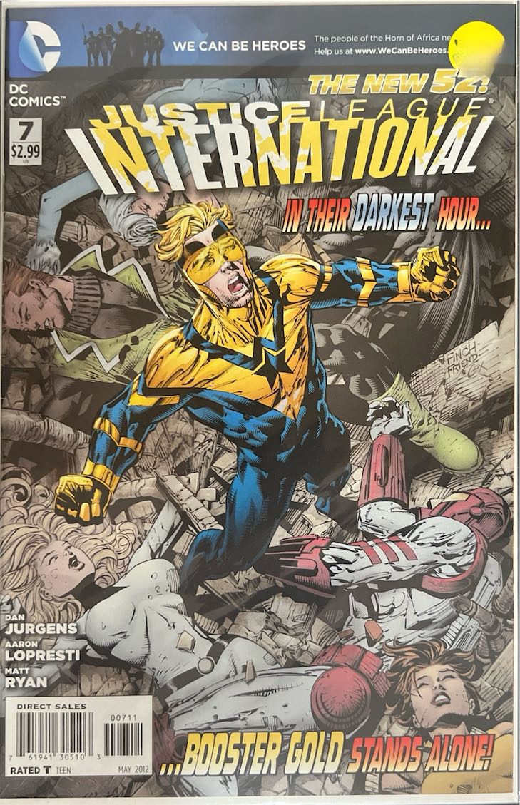 Justice League International, #007, In Their Darkest Hour (DC Comics, 2012) - Direct Sales