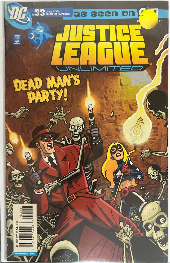 Justice League Unlimited, #033, Dead Man's Party! (DC Comics, 2007) - Direct Sales