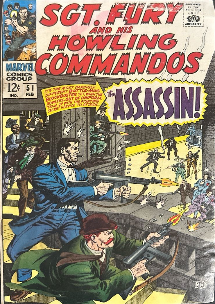 Sgt. Fury and His Howling Commandos, #051 (Marvel Comics, 1968)