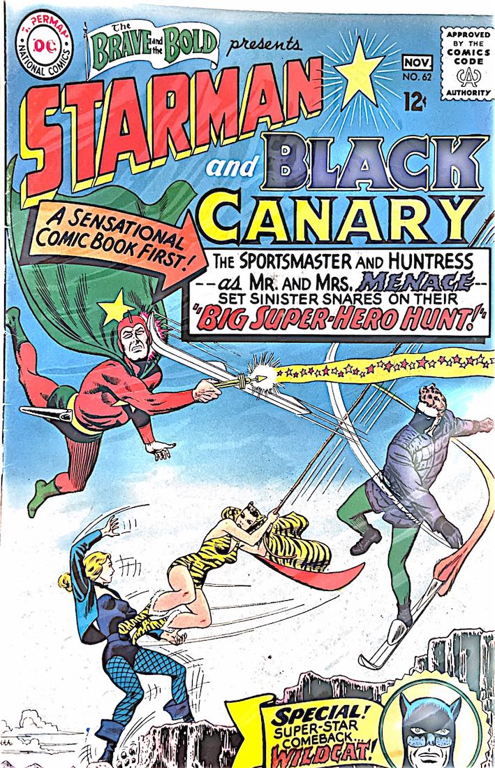 The Brave and the Bold, #62, Starman and Black Canary (DC Comics, 1964) Bagged and Boarded