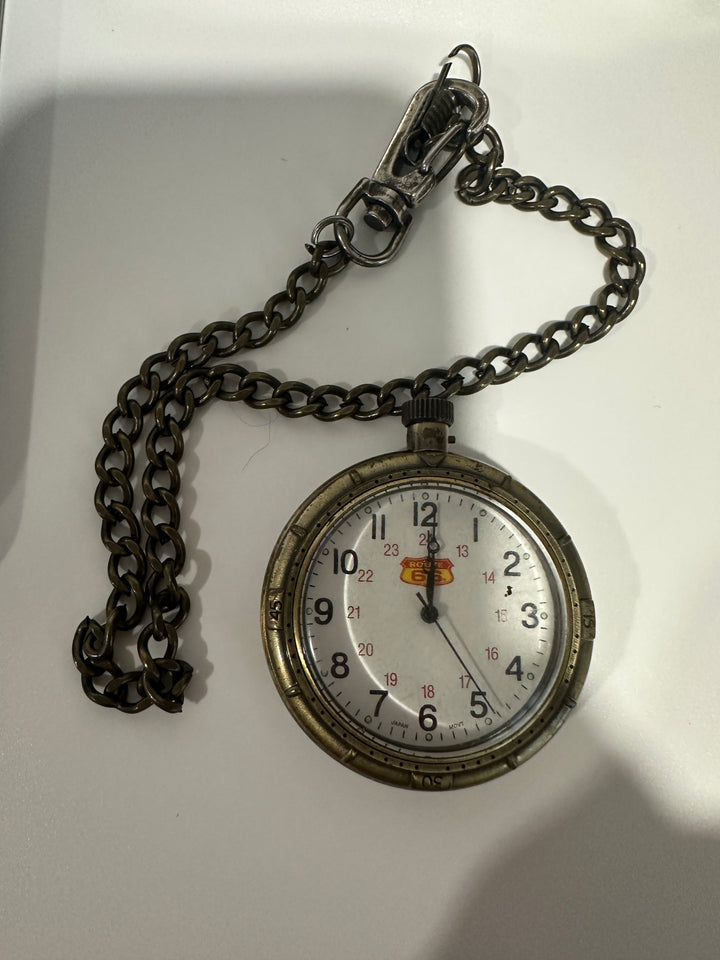 Route 66 Pocket Watch Collectible