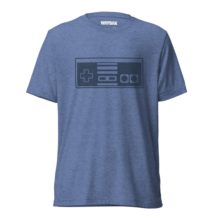 Retro NES Controller Retro Tee - Blue